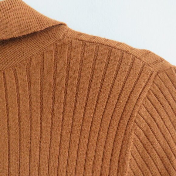 HEARTLOOM Dahlia Ribbed Knit Maxi Dress in Rust - Women's Size M NWT - Picture 13 of 16